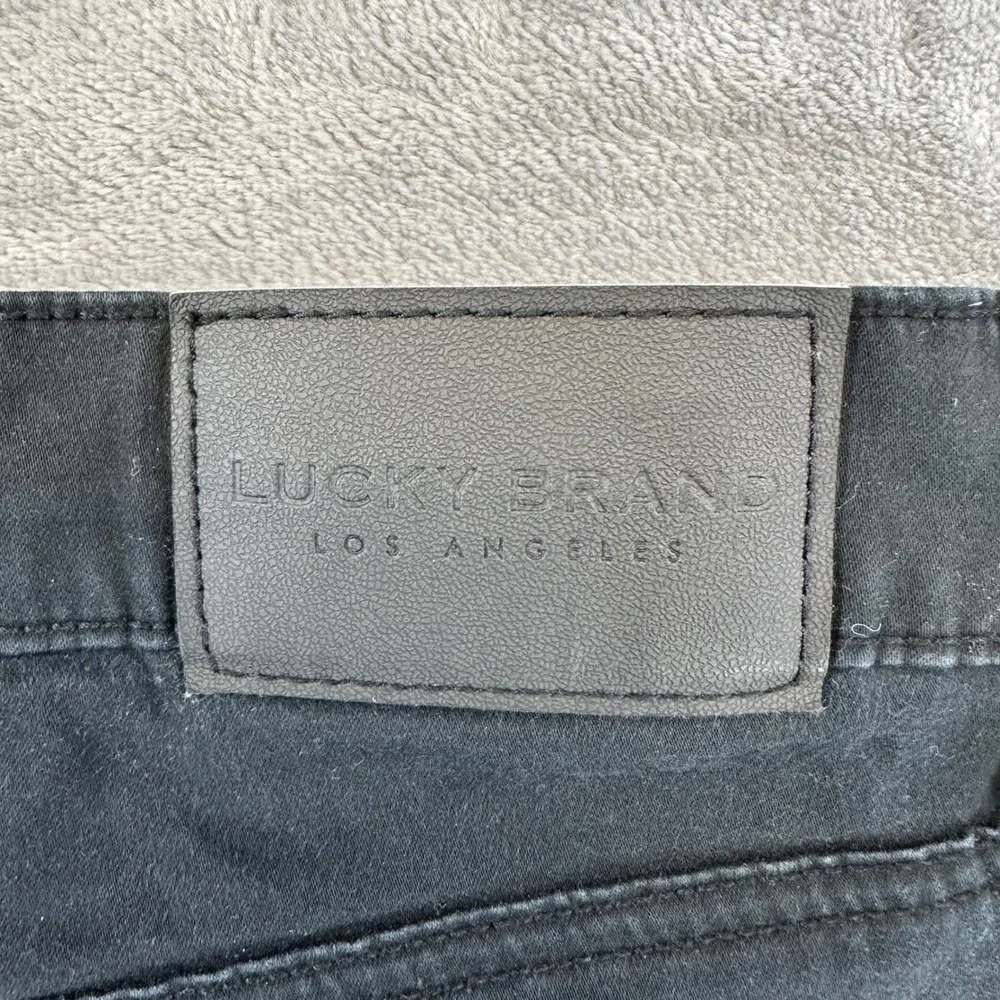 Lucky Brand 121 Slim Straight Jeans Mens Size 31x32 Black Denim Pants